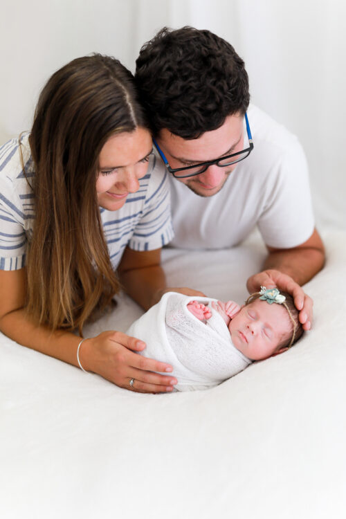 portrait de famille avec un photographe
