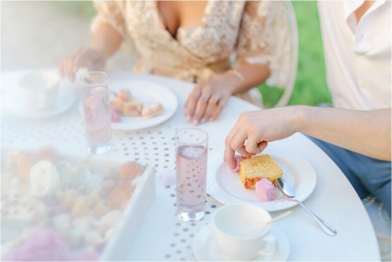 détail de table brunch