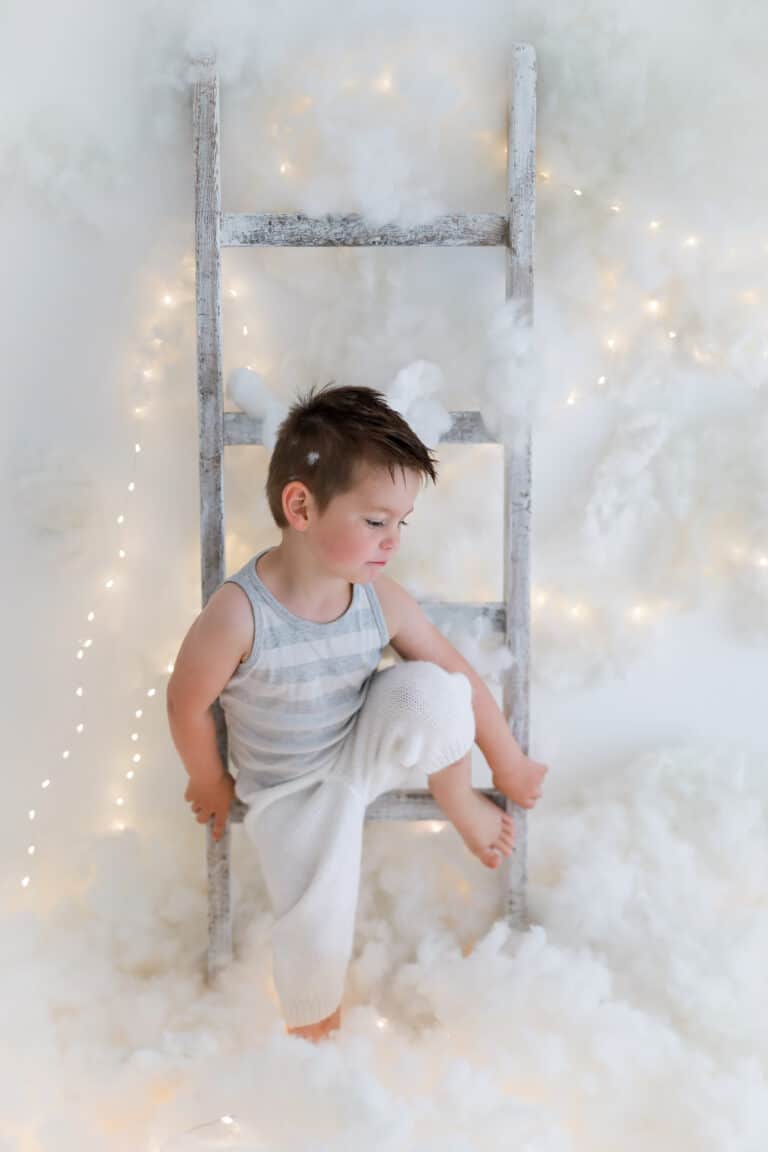 enfant sur un nuage