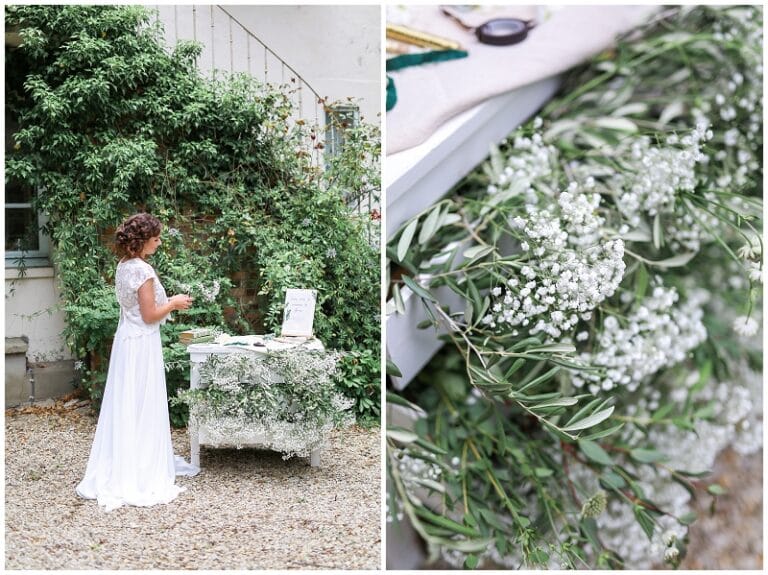 fabrication de couronne de fleur