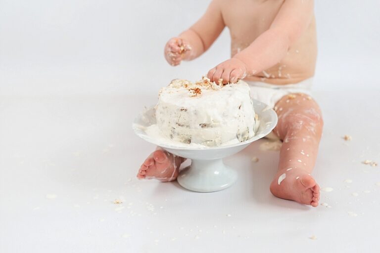 gateau de chantilly blanc pour bébé