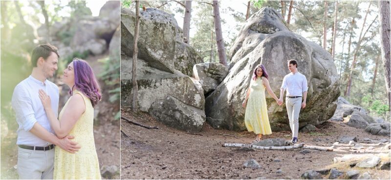 seance photo en couple à bois le roi