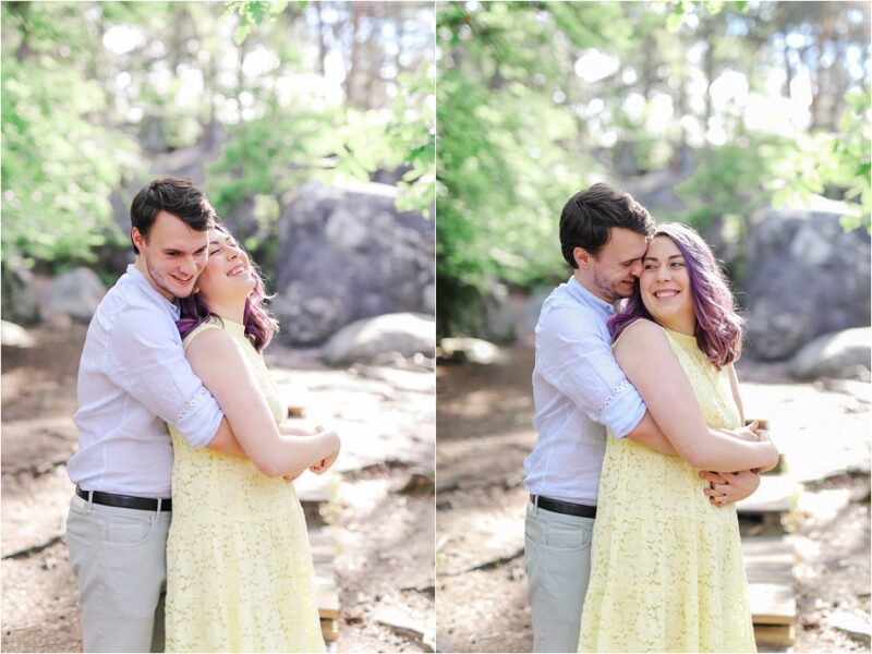 seance photo en couple à bois le roi