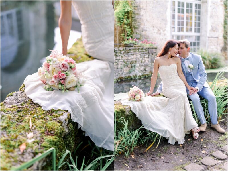 photo de mariage au moulin de launoy