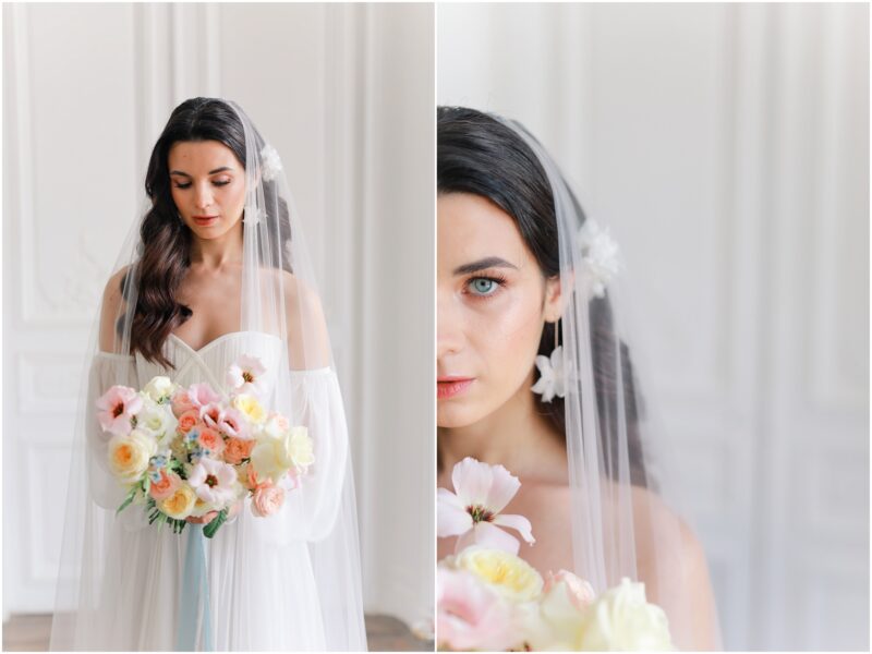 portrait de mariée au chateau de nainville les roches