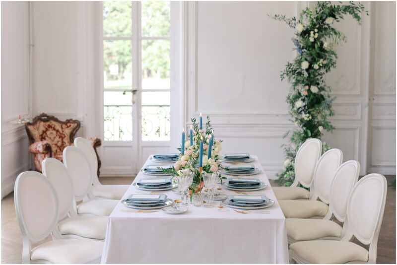 table mariage au chateau de nainville les roches