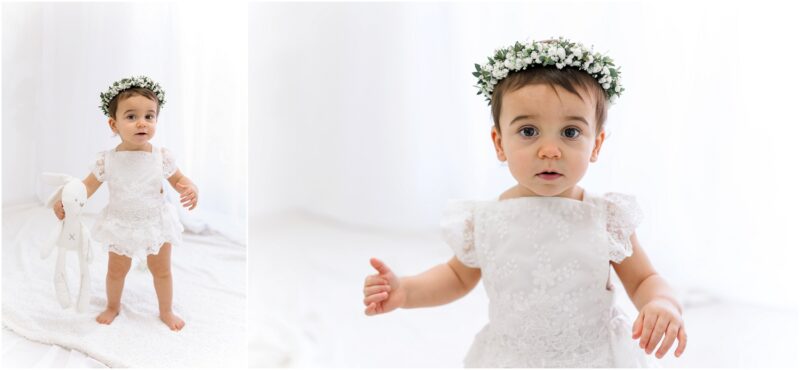 Une séance photo portrait bébé au studio en Essonne