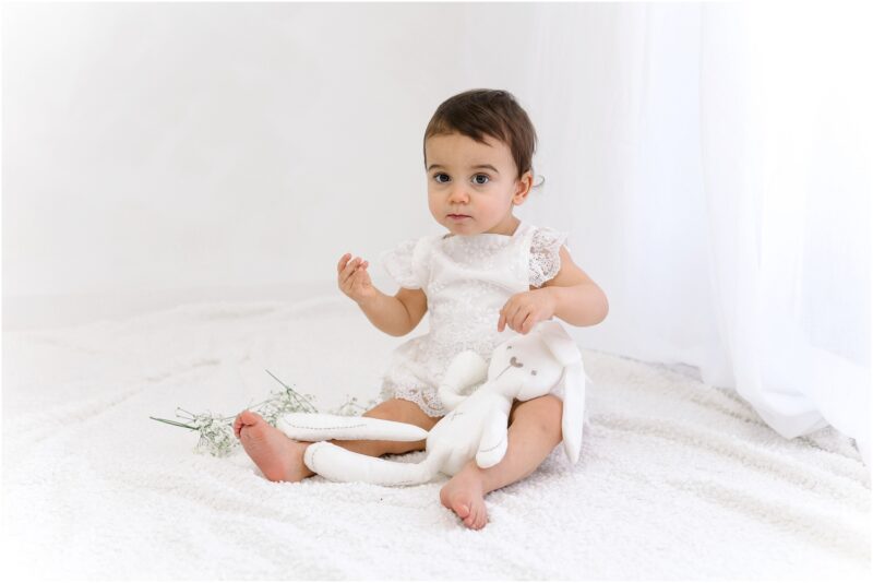 Une séance photo portrait bébé au studio en Essonne