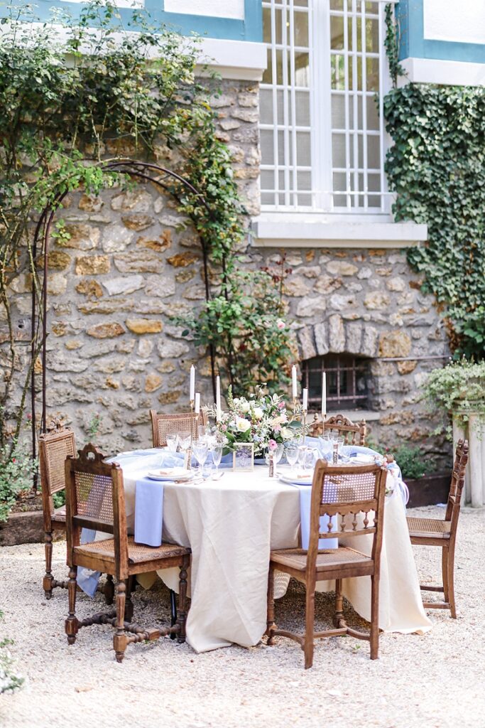 idée de table en exterieur pour un mariage